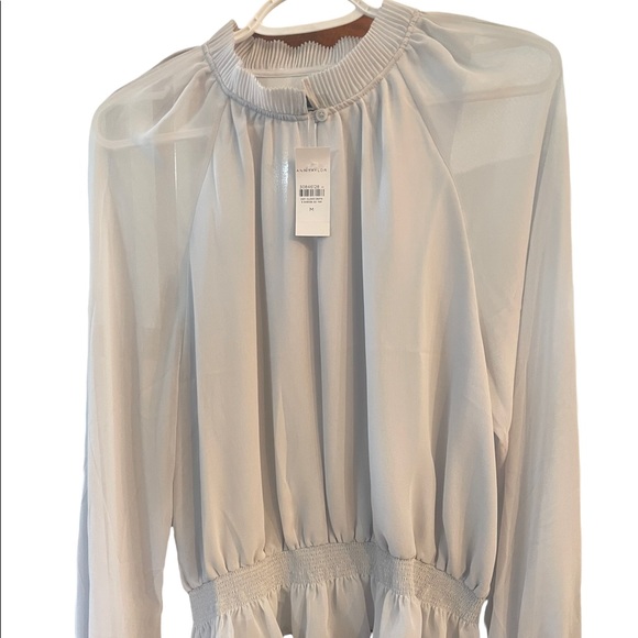 Ann Taylor Blouse with High Neck. - Picture 1 of 2